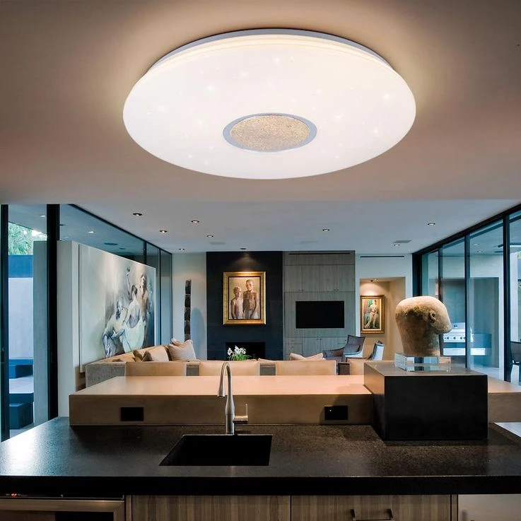 LED Deckenleuchte, Diamondeffekt, Dimmbar, D 59 Cm – Bild 4