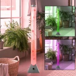 LED Deko Stehleuchte, Wassersäule, Deko-Fische, Höhe 120 Cm