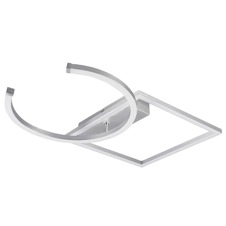 LED Deckenleuchte, Silber, Switch Dimmer, 42 Cm – Bild 2