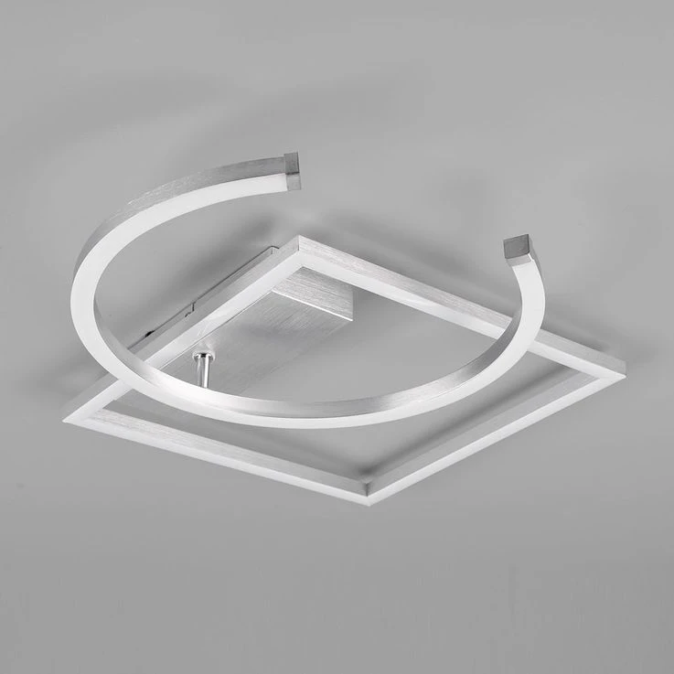 LED Deckenleuchte, Silber, Switch Dimmer, 42 Cm – Bild 4