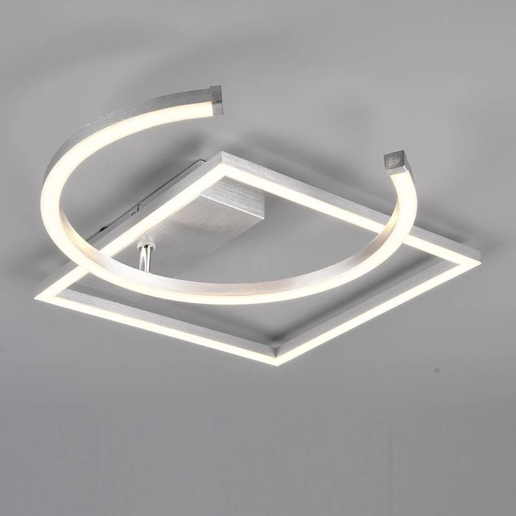 LED Deckenleuchte, Silber, Switch Dimmer, 42 Cm – Bild 6