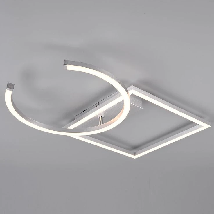 LED Deckenleuchte, Silber, Switch Dimmer, 42 Cm – Bild 7