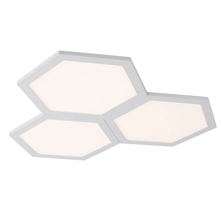 LED Deckenleuchte, Opal, 3 Flammig, Modern, L 52cm – Bild 2