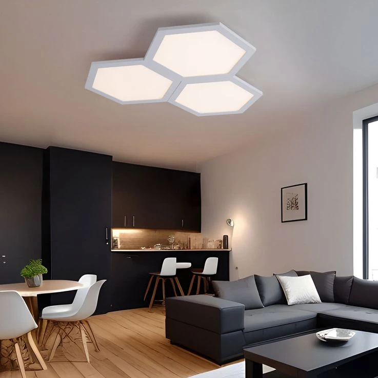 LED Deckenleuchte, Opal, 3 Flammig, Modern, L 52cm – Bild 3