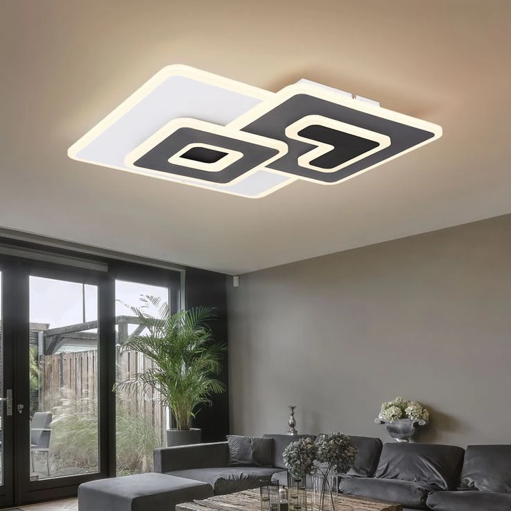 LED Deckenleuchte, CCT, Dimmbar, Fernbedienung, L 49 Cm – Bild 3