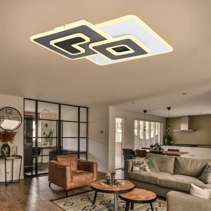 LED Deckenleuchte, CCT, Dimmbar, Fernbedienung, L 49 Cm – Bild 5