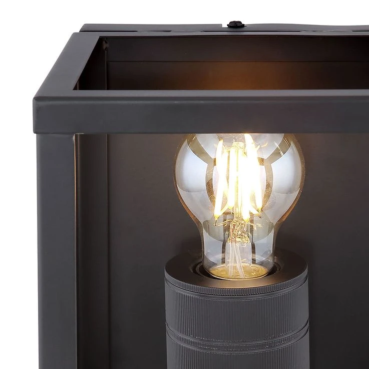 Wandleuchte, Schwarz Matt – Bild 4