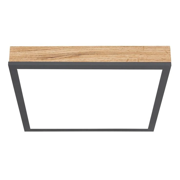 LED Deckenlampe In Opal Weiß Und Holzoptik – Bild 15