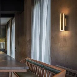 UP DOWN Wandleuchte, Altmessig, H 18 Cm