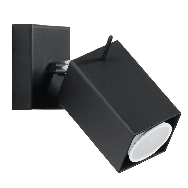 Wandstrahler, Stahl Schwarz, Spot Verstellbar, H 15 Cm – Bild 2