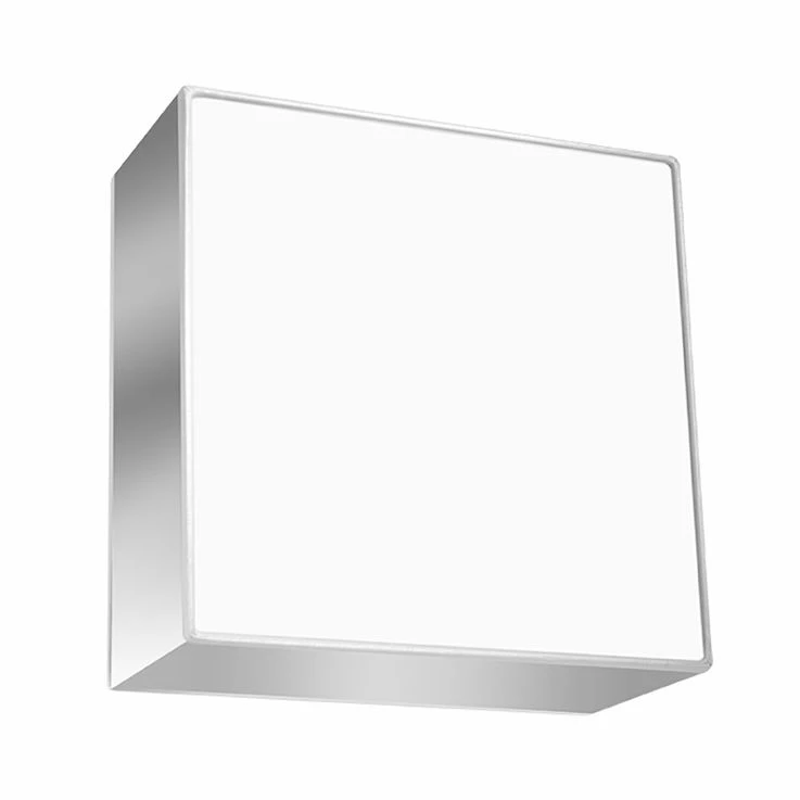 Wandleuchte, Grau, PVC, Stahl, Eckig, L 25 Cm – Bild 2