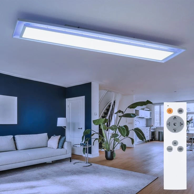 LED Deckenlampe, Farbwechsler, Dimmbar, Länge 85 Cm