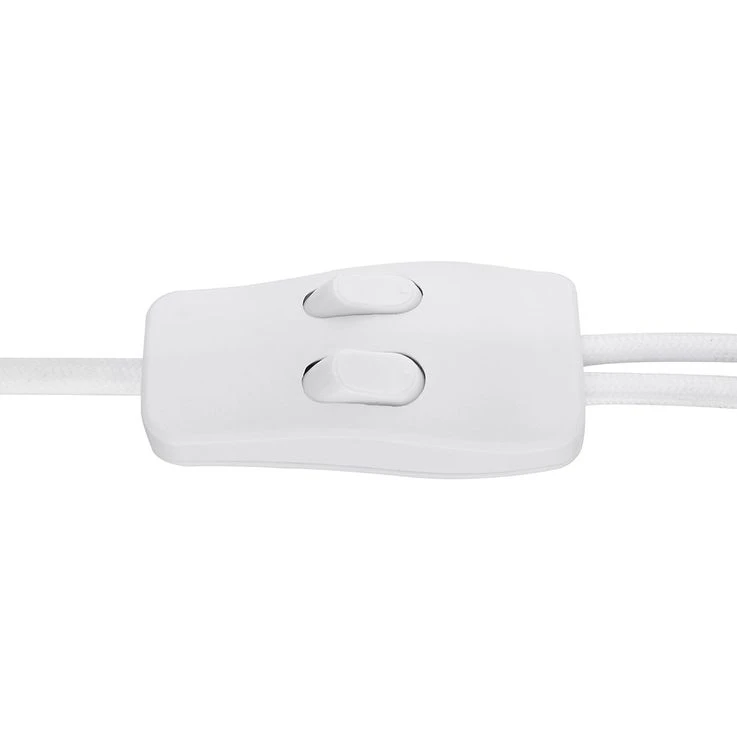 Stehleuchte, Holz, Keramik, Weiß, 2 Flammig, H 168 Cm – Bild 5