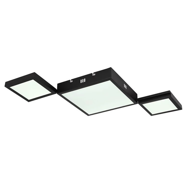LED Deckenleuchte, CCT, Fernbedienung, Schwarz, L 93 Cm – Bild 9