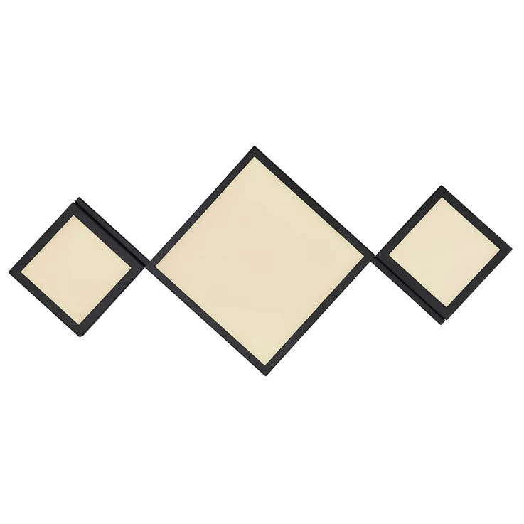 LED Deckenleuchte, CCT, Fernbedienung, Schwarz, L 93 Cm – Bild 12