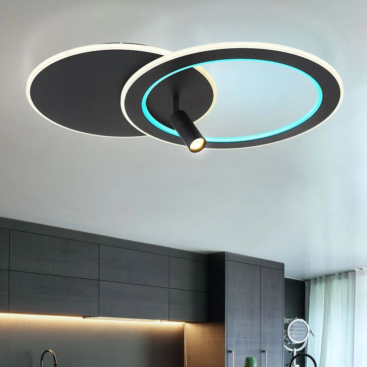 LED Deckenleuchte, RGB Farbwechsler, Dimmbar, CCT, L 69,5 Cm – Bild 6