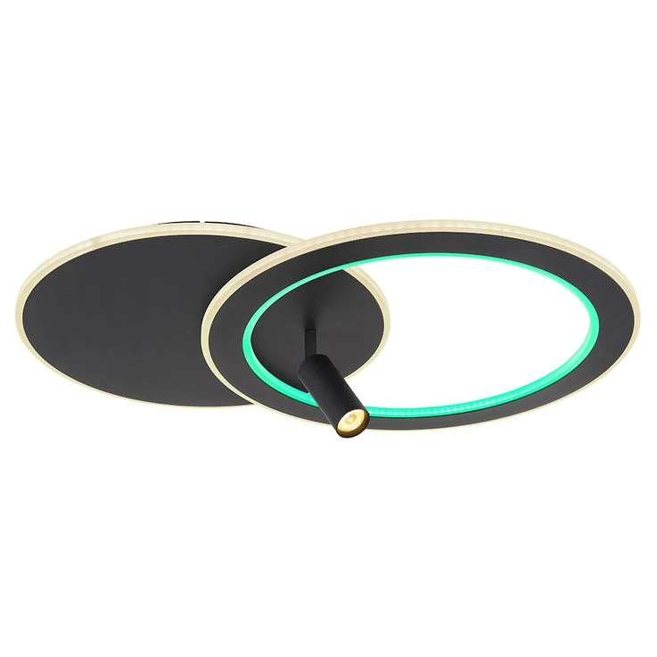 LED Deckenleuchte, RGB Farbwechsler, Dimmbar, CCT, L 69,5 Cm – Bild 15