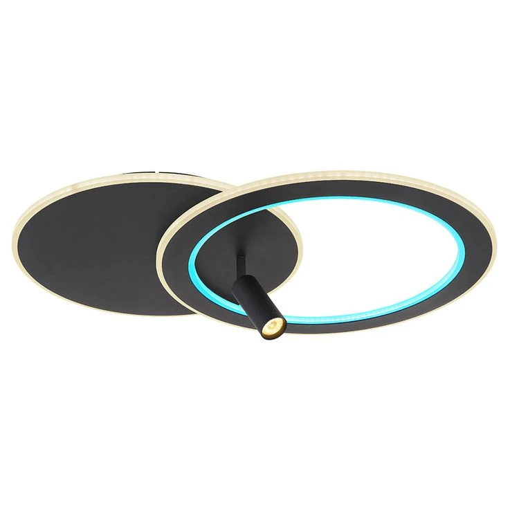 LED Deckenleuchte, RGB Farbwechsler, Dimmbar, CCT, L 69,5 Cm – Bild 16