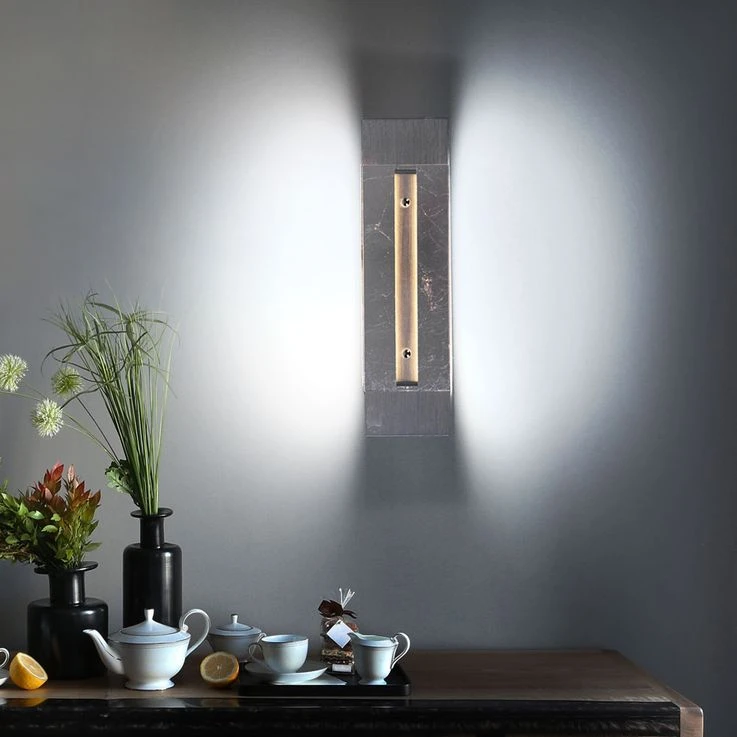 LED Wandleuchte, Silber, 3 Stufen Touchdimmer, 30 Cm – Bild 6