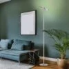 LED Stehleuchte, Touchdimmer, Spot Beweglich, H 180 Cm