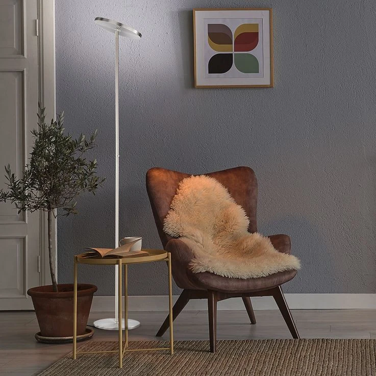 LED Stehleuchte, Touchdimmer, Spot Beweglich, H 180 Cm – Bild 3