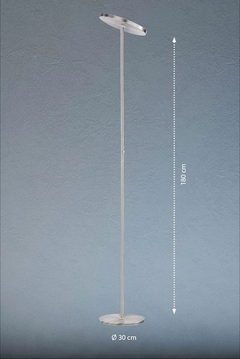 LED Stehleuchte, Touchdimmer, Spot Beweglich, H 180 Cm – Bild 7