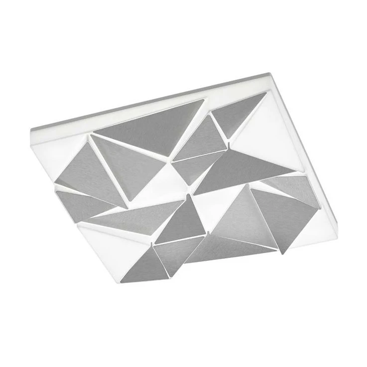 LED Deckenleuchte, CCT, Silber, Quadratisch, L 40 Cm – Bild 10