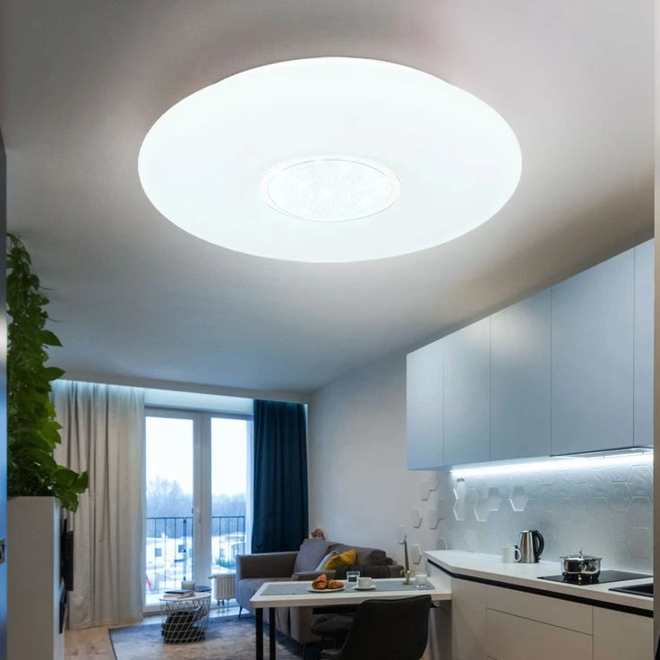 LED Deckenleuchte, Dimmbar, Regenbogen-Effekt, 48,5 Cm – Bild 8