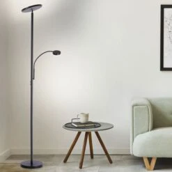 LED Stehleuchte, Dimmbar, Spots Verstellbar, H 193 Cm, HANS