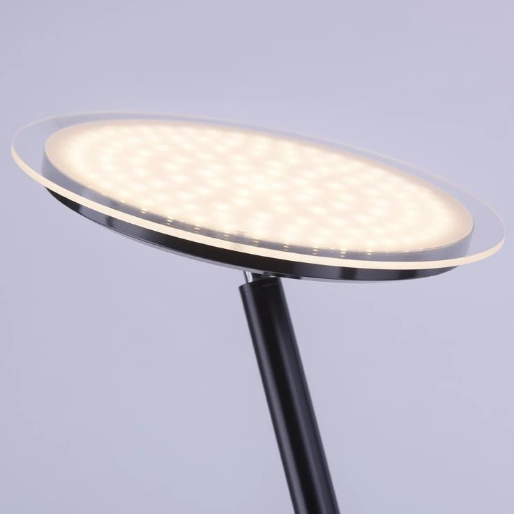 LED Deckenfluter, Schwarz, Touchdimmer, Höhe 181 Cm – Bild 6