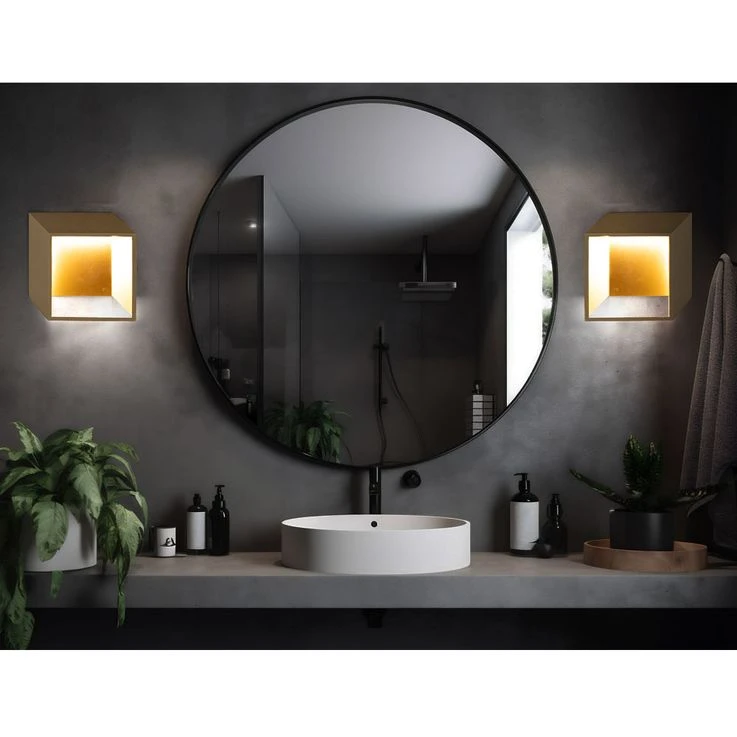 LED Wandleuchte, Down Strahler, Gold, L 25 Cm – Bild 3