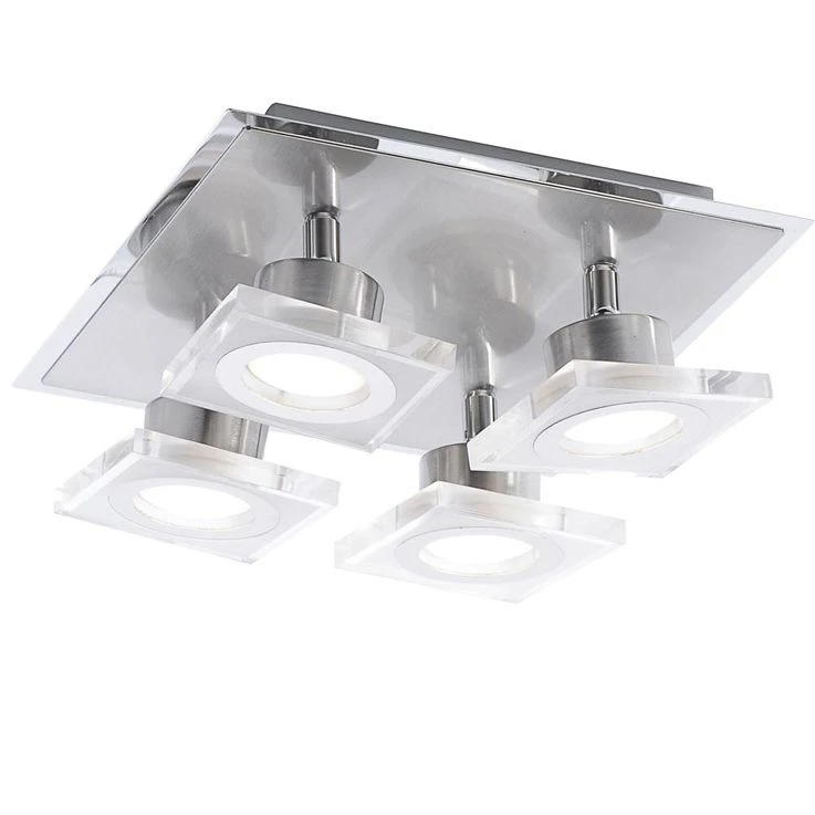 LED Deckenleuchte, Stahl, Dimmbar, Spots Beweglich, L 25 Cm – Bild 2