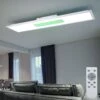 RGB LED Panel, 2600lm, CCT, Dimmbar, Fernbedienung, H 6cm