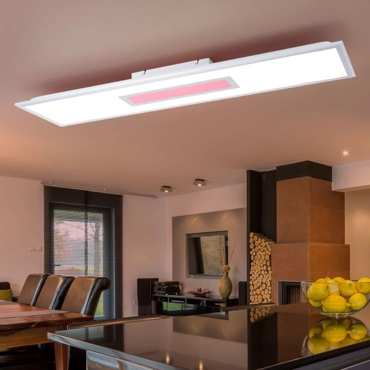 RGB LED Panel, 2600lm, CCT, Dimmbar, Fernbedienung, H 6cm – Bild 6