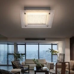 LED Deckenlampe In Klassischer Form Aus Chrom SPECCHIO II