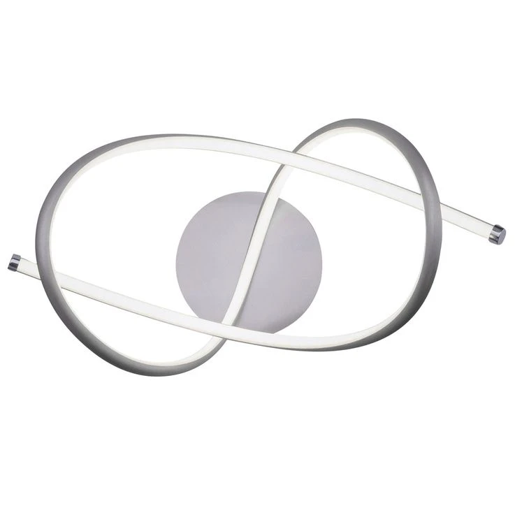 LED Deckenleuchte, Modern, Geschwungen, Stahl, L 51cm – Bild 6