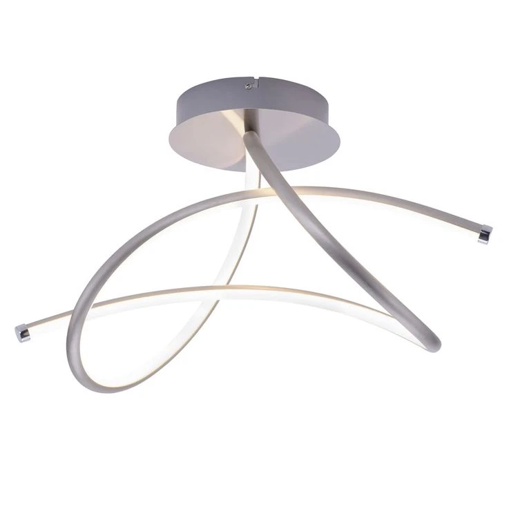 LED Deckenleuchte, Modern, Geschwungen, Stahl, L 51cm – Bild 7