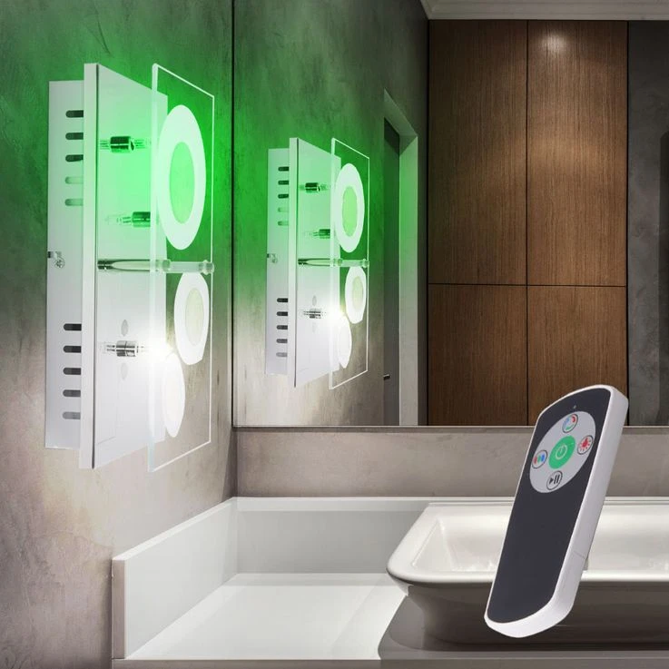 RGB LED Glas Wandleuchte Mit Fernbedienung SATORI – Bild 4