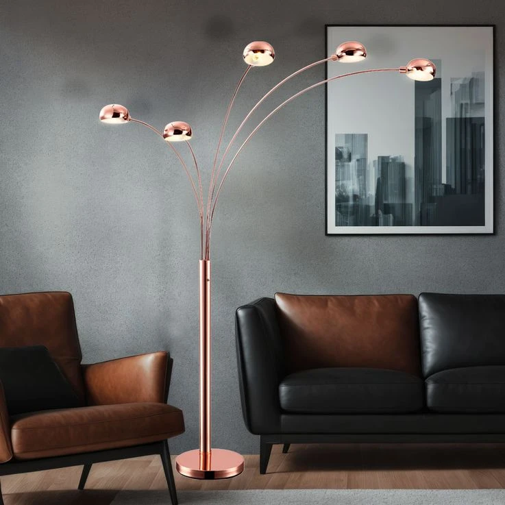 Design Stehlampe Im Edlen Design Mit Schalter – Bild 5