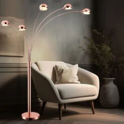 Design Stehlampe Im Edlen Design Mit Schalter