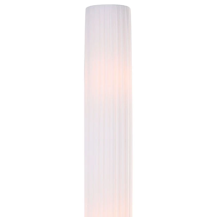 Stehleuchte, Chrom, Textil Weiß, H 119 Cm – Bild 16