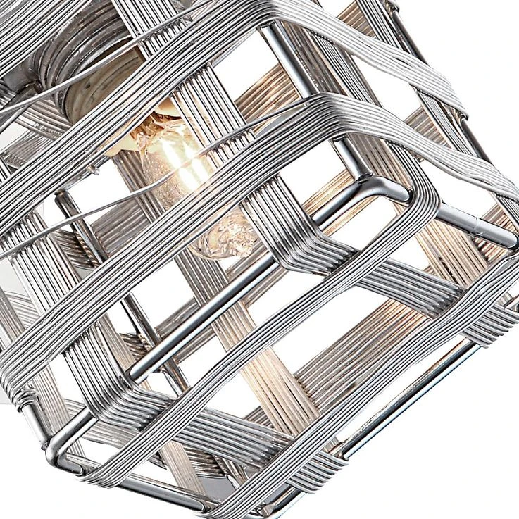 Wandlampe, Aluminiumgeflecht, Spot Beweglich, H 12,5 Cm – Bild 7