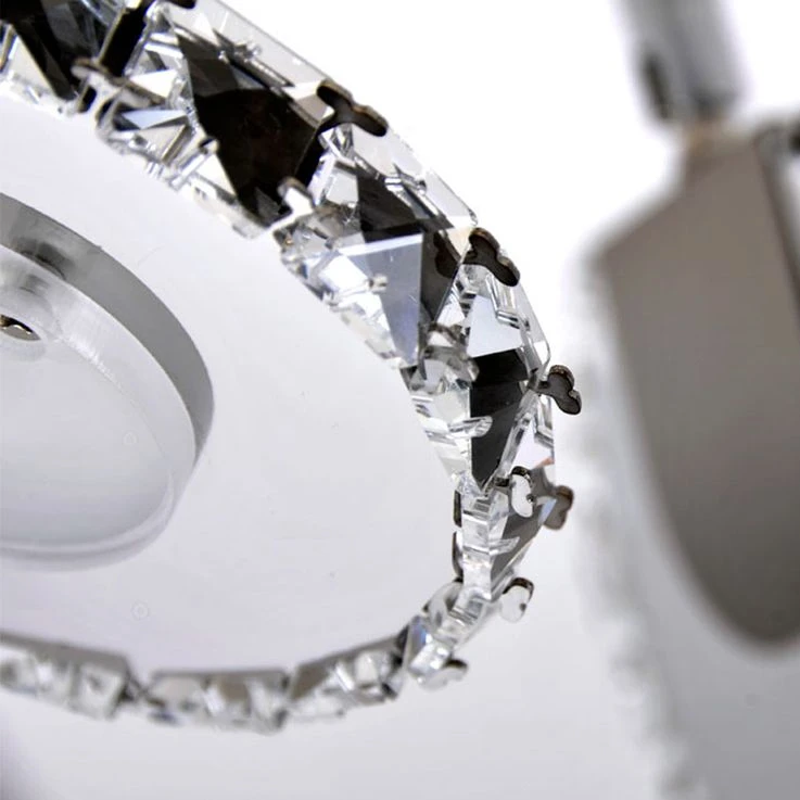 LED Wandleuchte, Kristallglas Chrom, Spots Beweglich, L 21 Cm – Bild 8