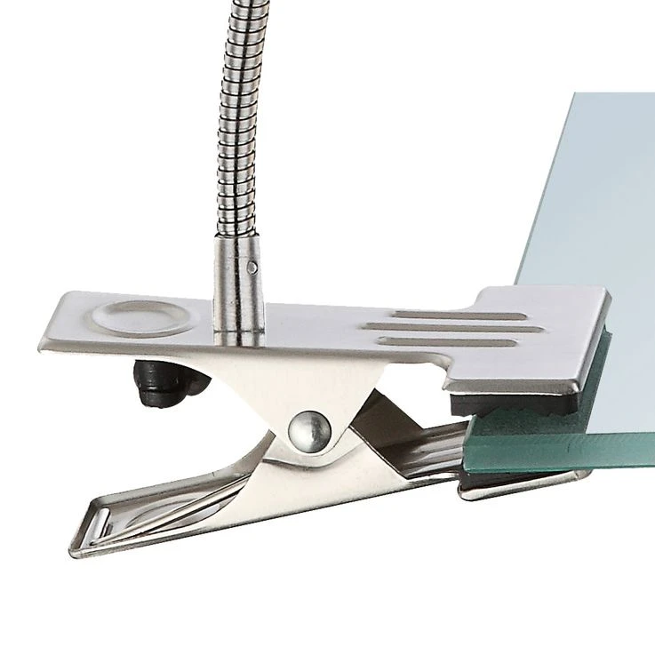 LED Klemmstrahler, Silber, Flexo-Arm, Max. Höhe 48 Cm, SERPENT – Bild 8