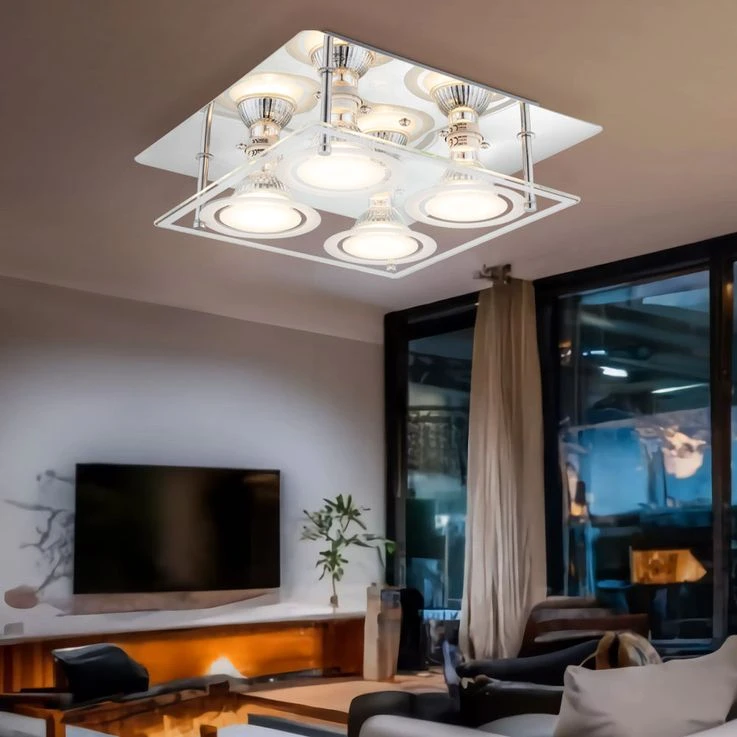 Elegante Deckenleuchte Mit LED Leuchtmittel – Bild 3