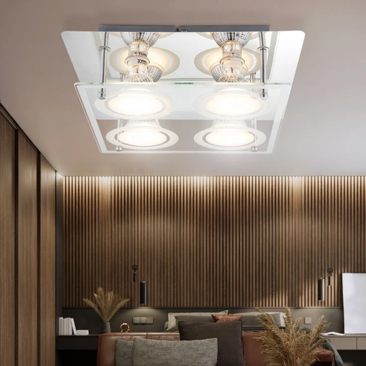 Elegante Deckenleuchte Mit LED Leuchtmittel