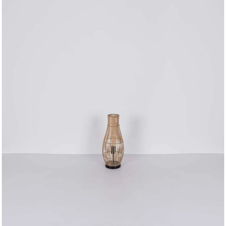 Tischleuchte, Bambus Nautfarben, H 47,5 Cm – Bild 5