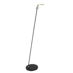LED Stehleuchte Schwarz, Dimmbar, H 126 Cm