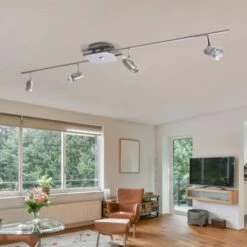 Deckenlampe Mit Beweglichen Spots, Länge 110 Cm, TALLIN