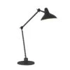 Tischleuchte Schwarz, Gelenke Verstellbar, H 40 Cm